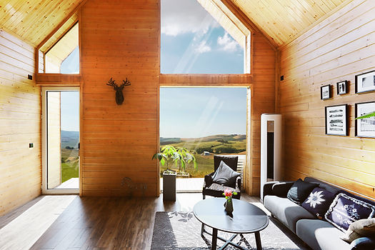 DEEPBLUE LGSF Prefab Cabin Dolomiti Internal Layout