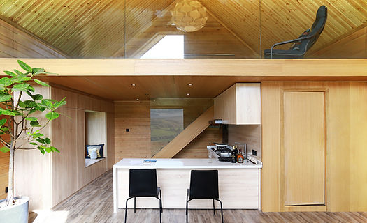 DEEPBLUE LGSF Prefabricated Cabin for Holiday House Dolomiti