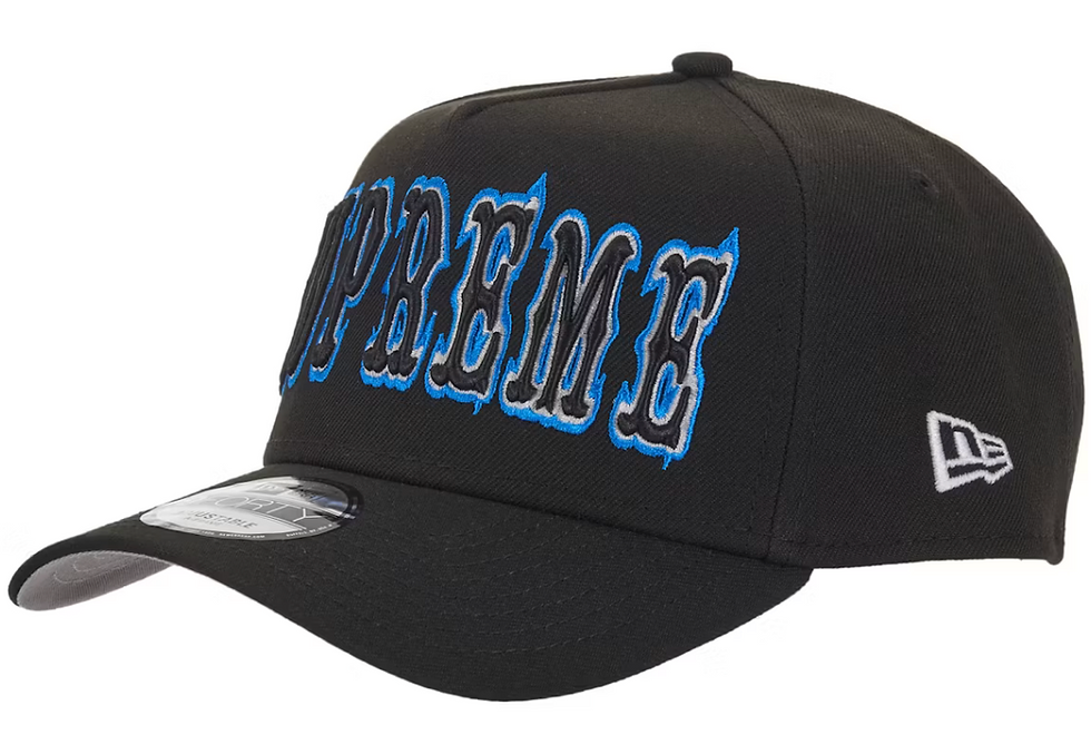 Supreme Gothic Outline Hat Black | Hype Galleria