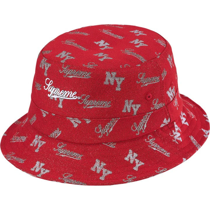 Supreme Monogram Crusher Bucket hat (Black) | Hype Galleria