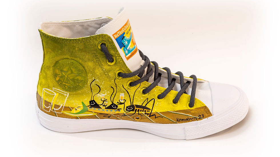 Miniatura: La Verga me han de Pelar_Art Shoes_Display-5