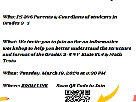 ELA & Math Testing Workshop