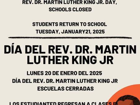 School Closed MLK Jr. Day