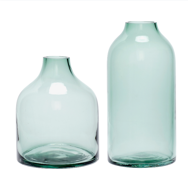 2er Set Glasvasen mint