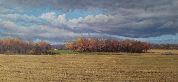 Clouds landscape, Fine Art, , Fine Art, museums, oil on Panel,