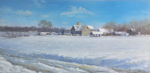 Oil on panel Snow Drifts, www.philipcarroll.com, Fine Art, Artists of Instagram, Fine Art, museums, Soma gallery, Les Poissons gallery MD., oil on Panel,