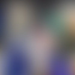 Customized cheerleader bears on handmade custom homecoming mums