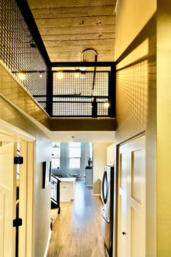 Loft condo hall - after