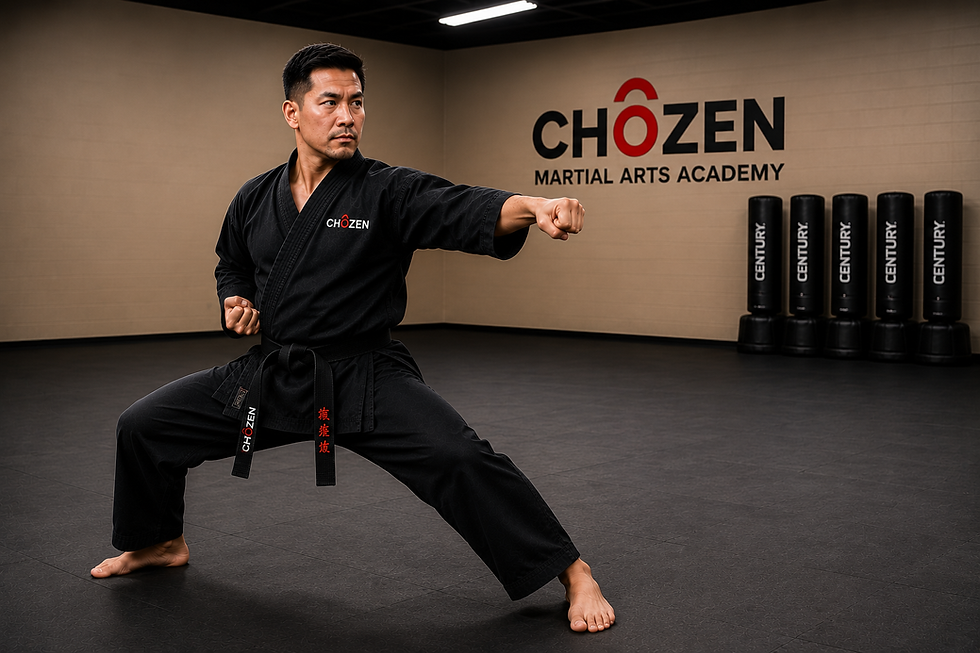 Adult martial arts training at Chozen Martial Arts Academy in Rancho Cucamonga.