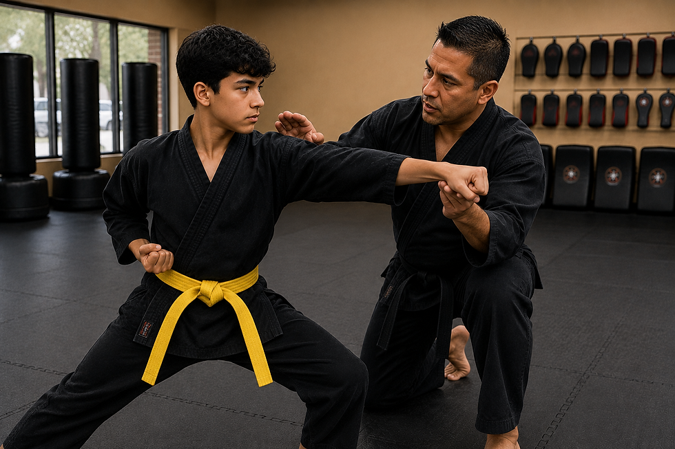 Private martial arts lessons at Chozen Martial Arts Academy in Rancho Cucamonga.