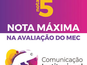 Curso recebe nota máxima na avaliação do MEC