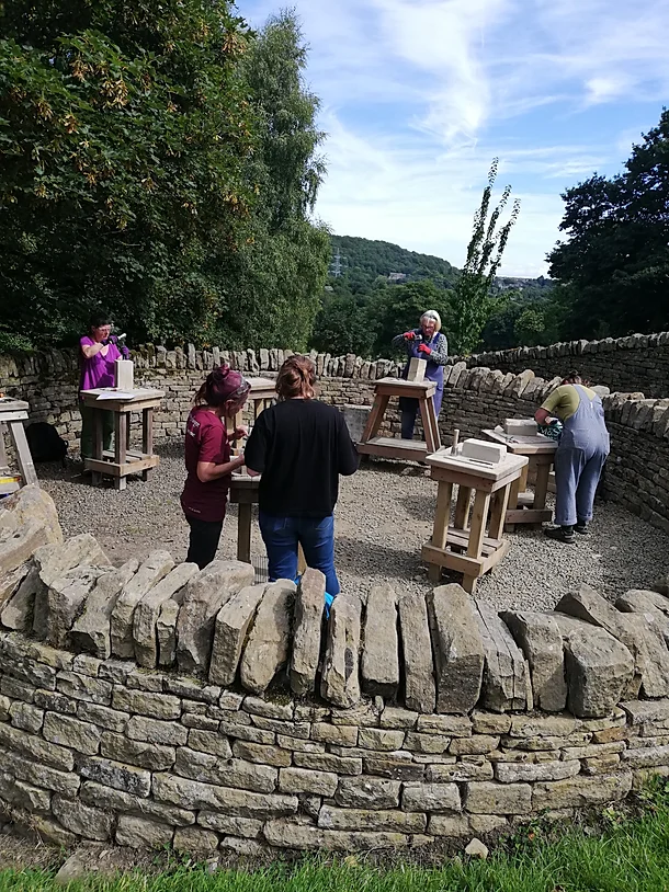 carving workshop lezioni scultura Shibden