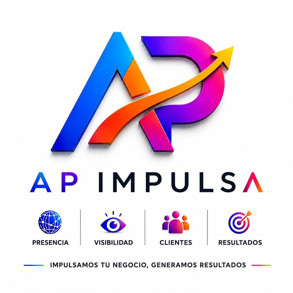 Logotipo de AP Impulsa, agencia de marketing digital especializada en diseño web, SEO, inteligencia artificial y automatización para empresas.