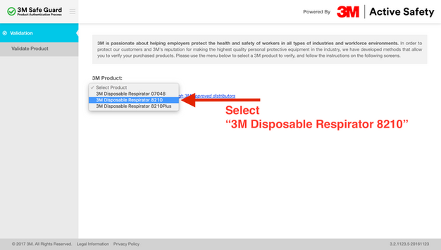 3m dust mask selection