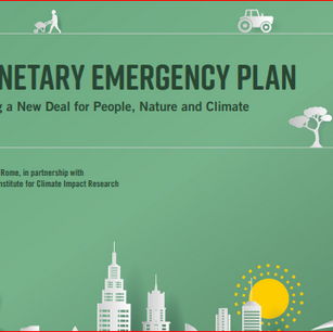 THE PLANETARY EMERGENCY PLAN VAN THE CLUB OF ROME