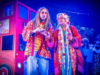 Rebecca McKinnis and Rakesh Boury in The Parent Agency at Storyhouse Chester