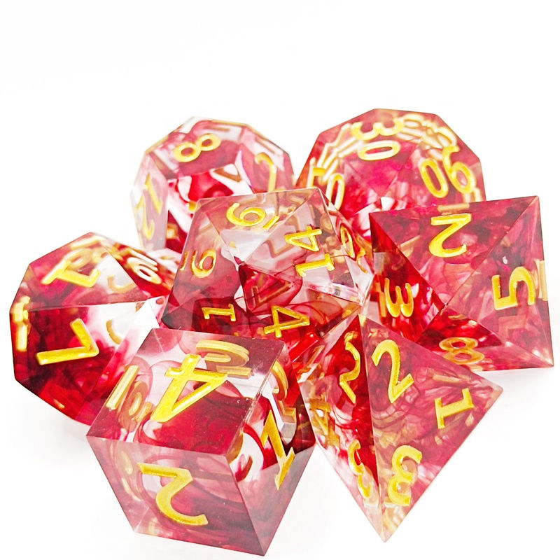 Thumbnail: New Upscale Resin Transparent Dnd Dice