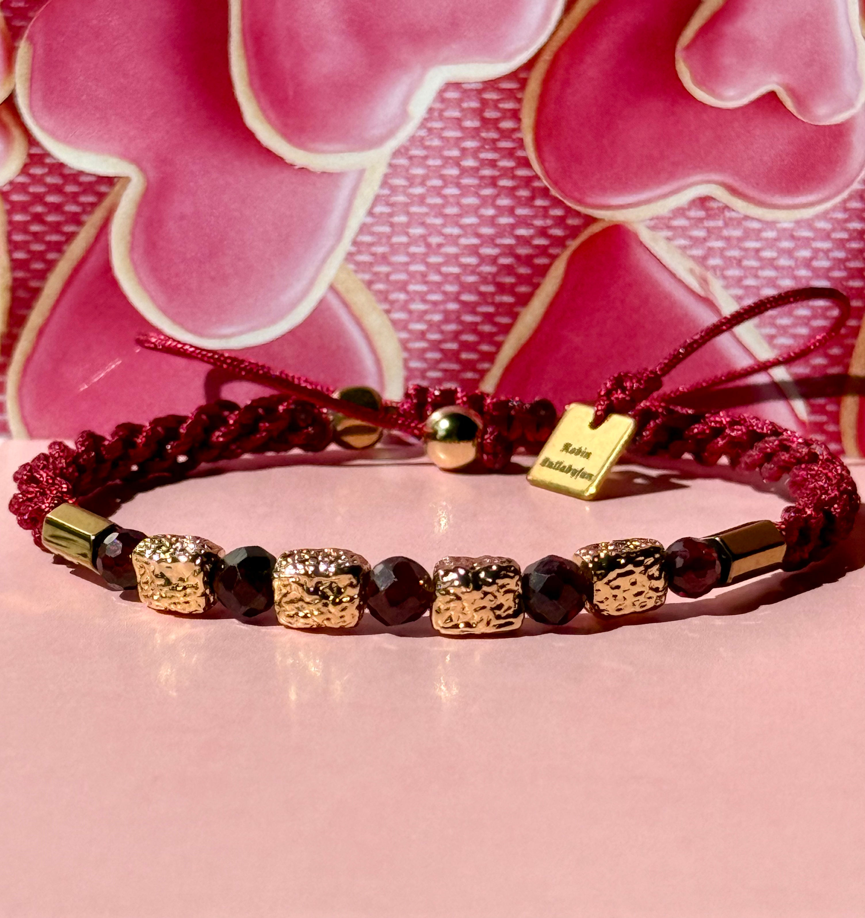 Bracelet grenat