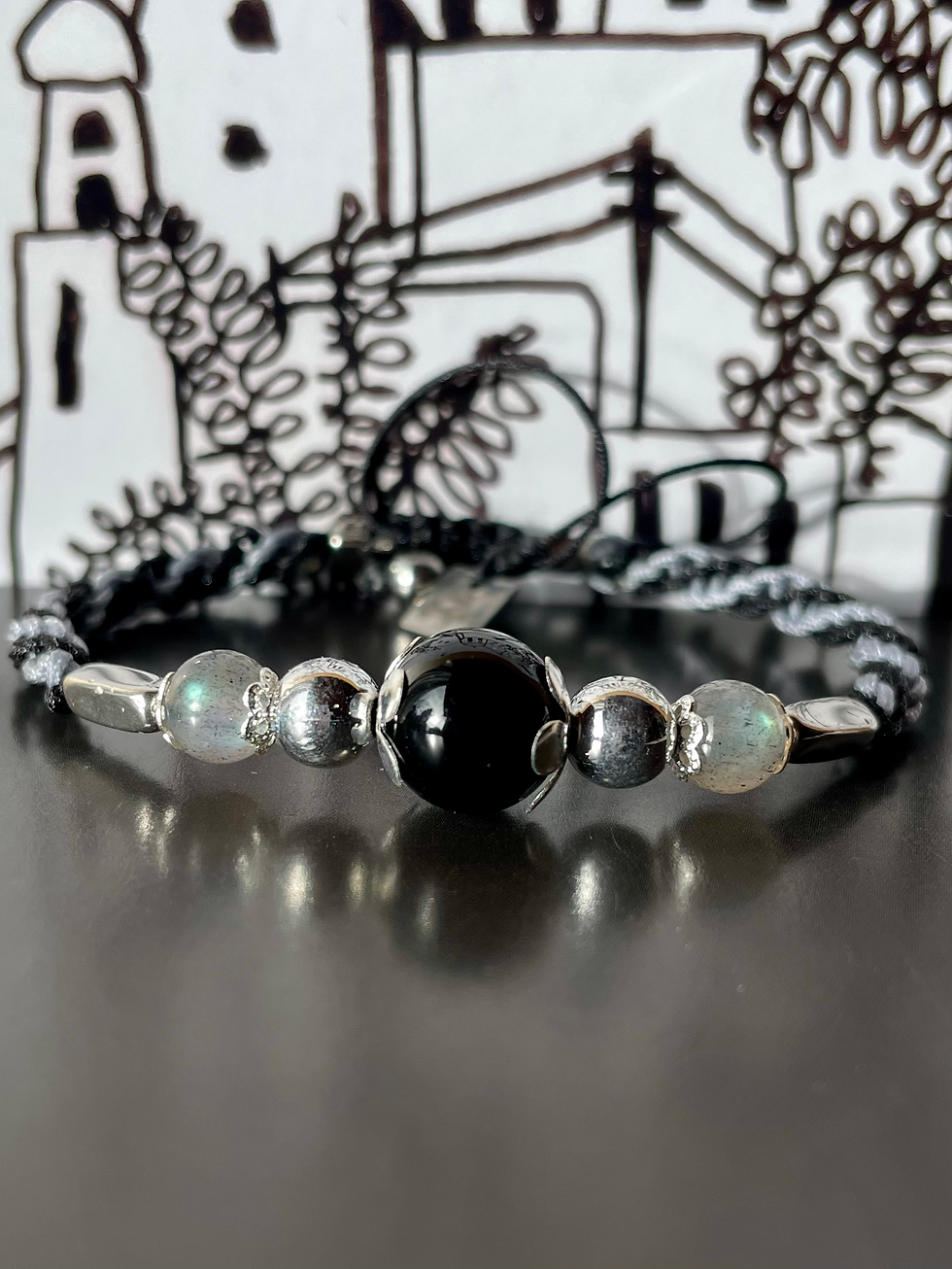 Bracelet Phyllite et labradorite