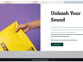 MUZIQ LAB WEBSITE UPDATE