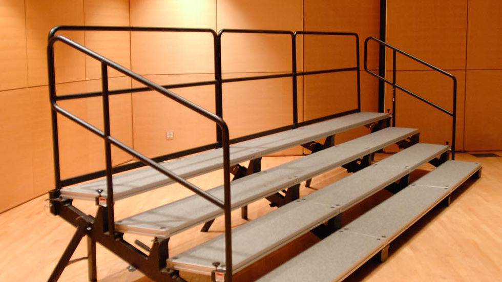 Neues, leichtes Chortreppen-System