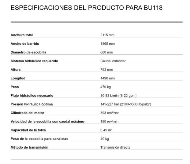 Miniatura: BARREDORA CAT