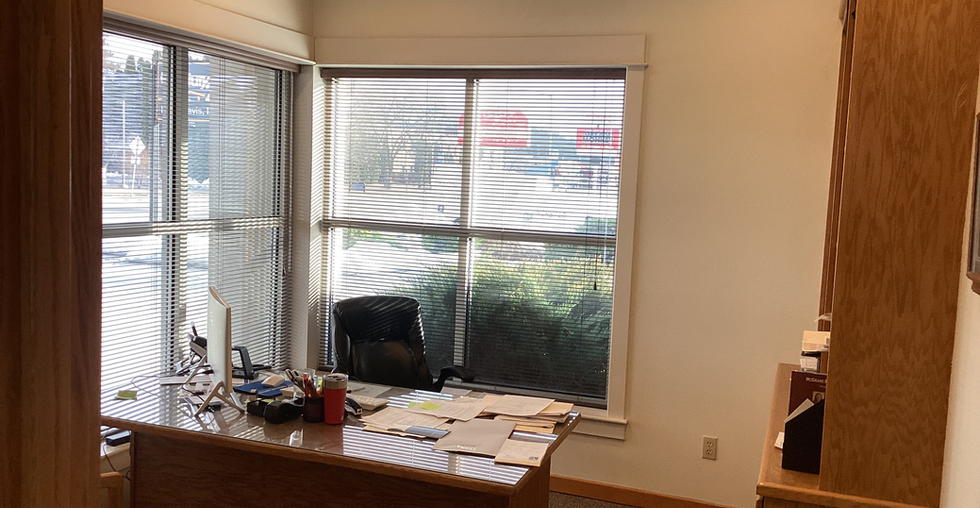 Interior painting of office by Davis Painting