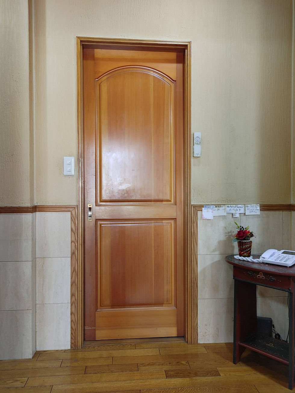 台所引戸 取付前