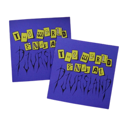 Zine called The World Ends at Djursland, made by artist Christine Lykkeh