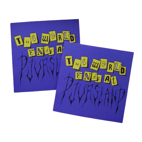 Zine called The World Ends at Djursland, made by artist Christine Lykkeh