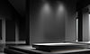 A modern, minimalist exhibition space fe