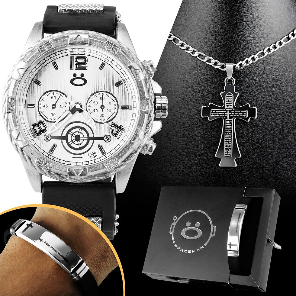 Kit relógio spaceman