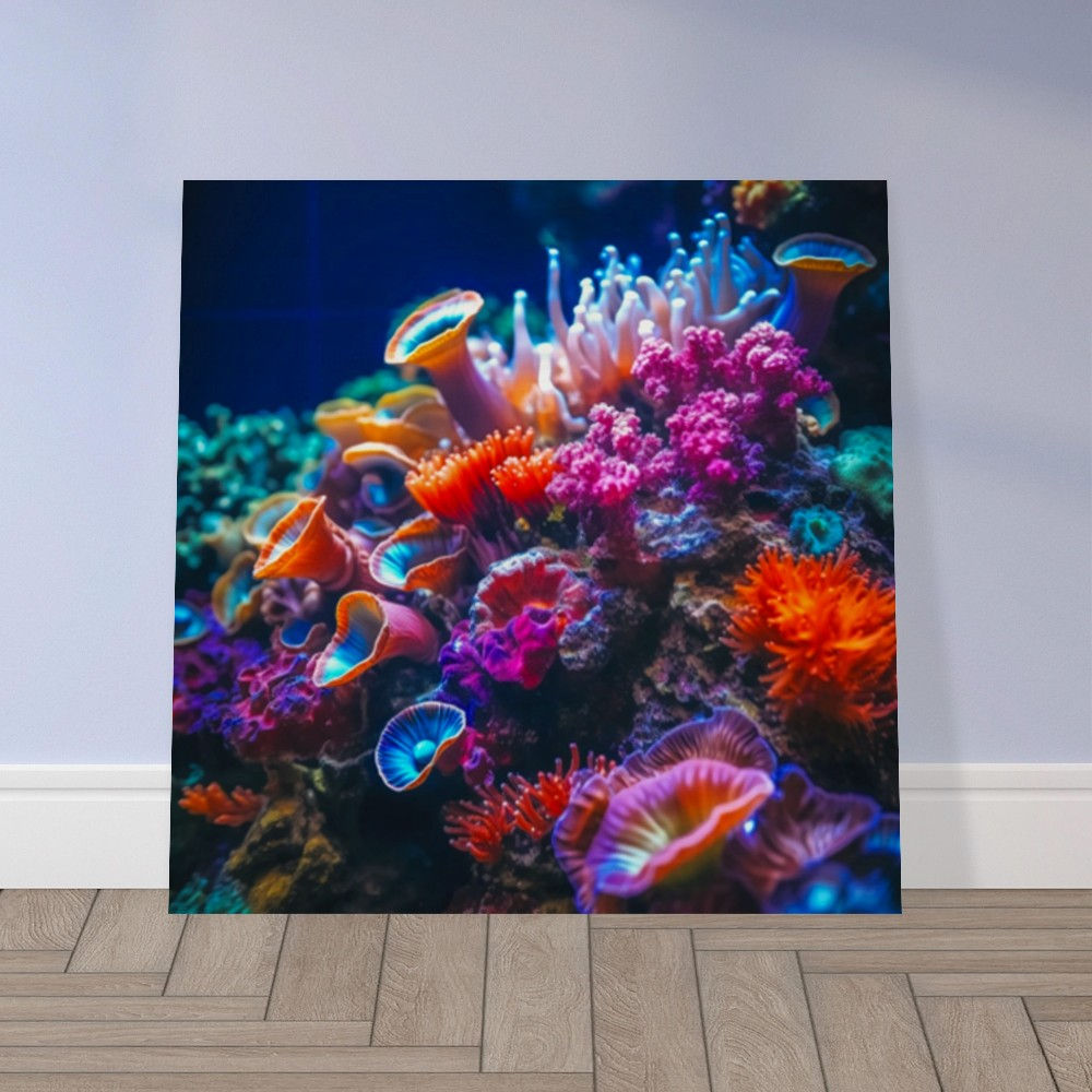 Coral Reef Wood Print
