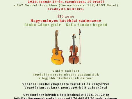 Évadnyitó buli - Bázel - 2026. janár 24.