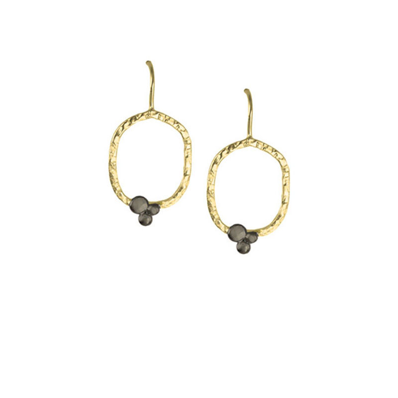 Thumbnail: CLUSTER HOOP EARRINGS