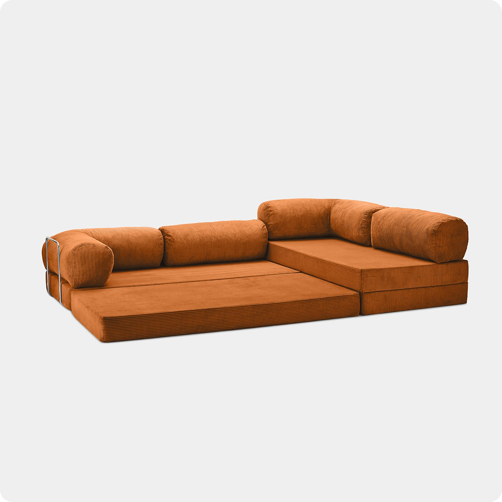 Thumbnail: Nestime® 300x200 cm Açık Köşe Modüler Sünger Koltuk Takımı TURUNC