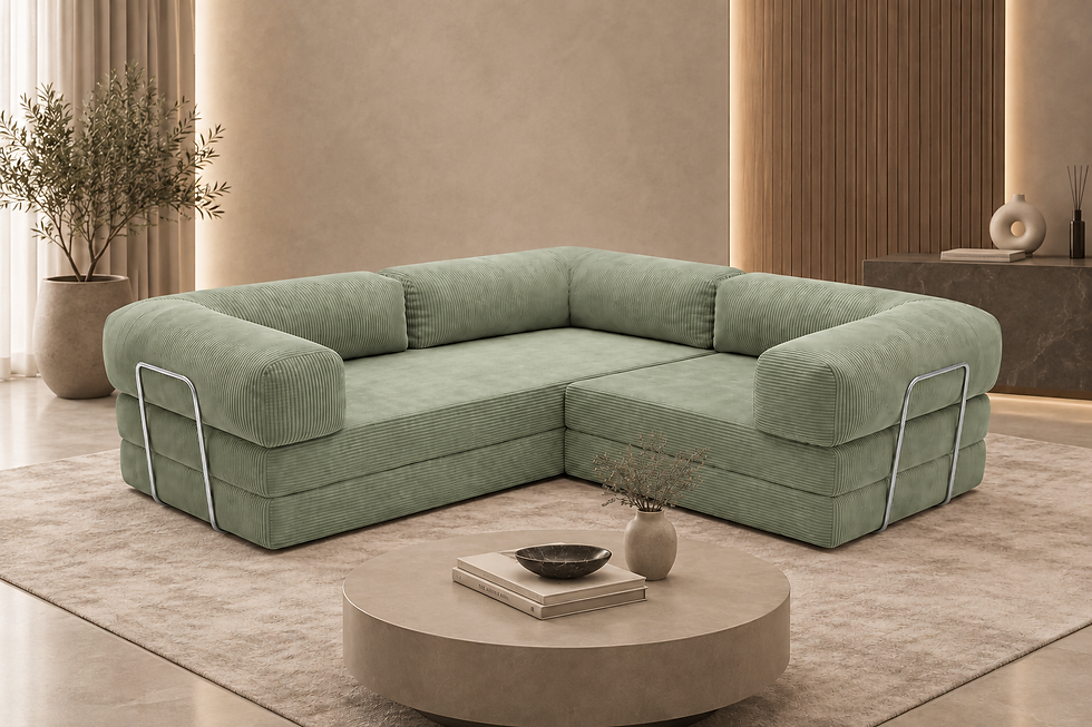 Küçük resim: Nestime® 200x200 cm Modüler Sünger L Koltuk Takımı
