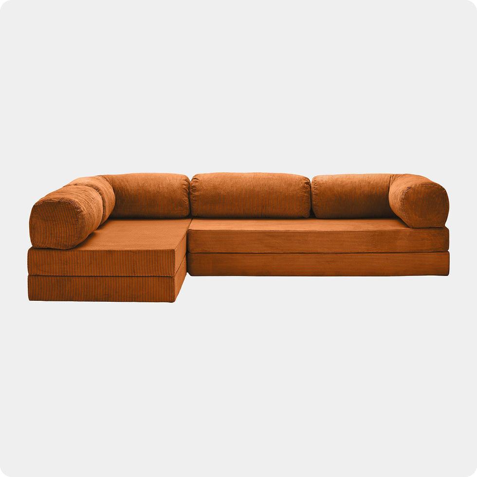 Thumbnail: Nestime® 300x200 cm Açık Köşe Modüler Sünger Koltuk Takımı TURUNC