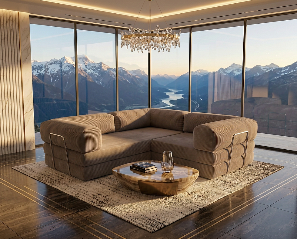 Küçük resim: Nestime® 200x200 cm Modüler Sünger L Koltuk Takımı