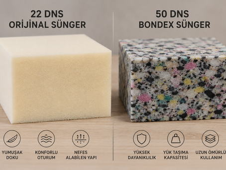 22 DNS Orijinal Sünger ile 50 DNS Bondex Sünger Arasındaki Farklar