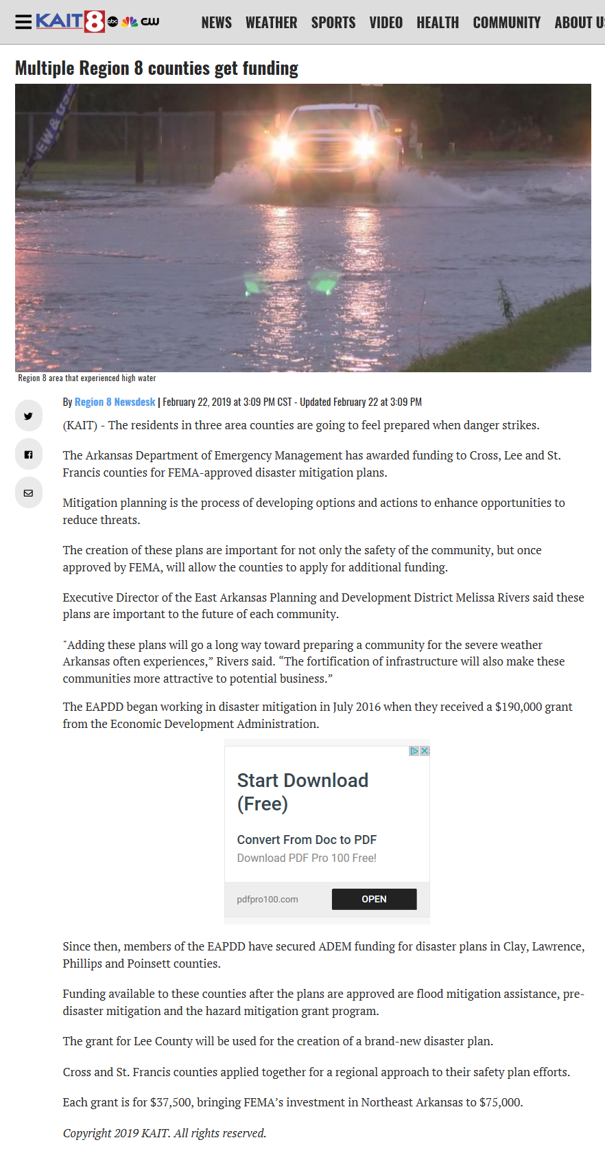 EAPDD Press Releases