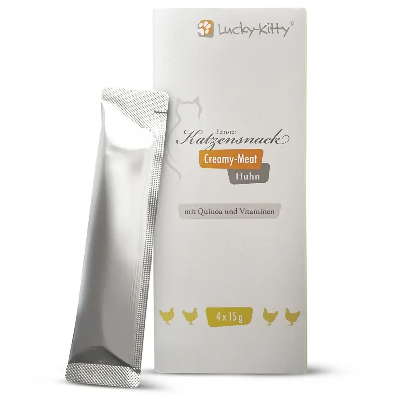 Lucky-Kitty | Creamy-Meat Huhn | Katzensnack
