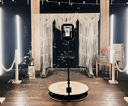 Fotobudka 360 retro boho