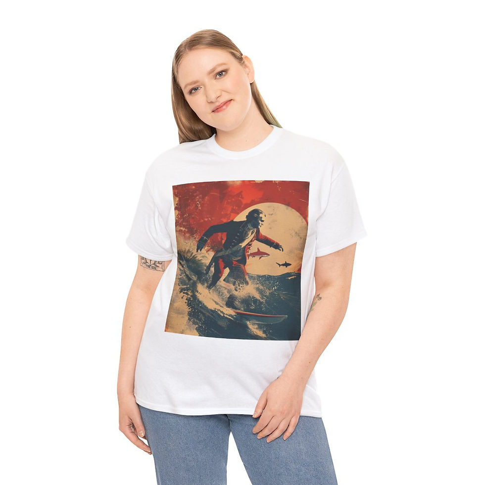 Miniaturbild: Unisex Tshirt - Napoleons Wellenritt - Sommer Tshirt - Tshirt Mann - Tshirt Frau