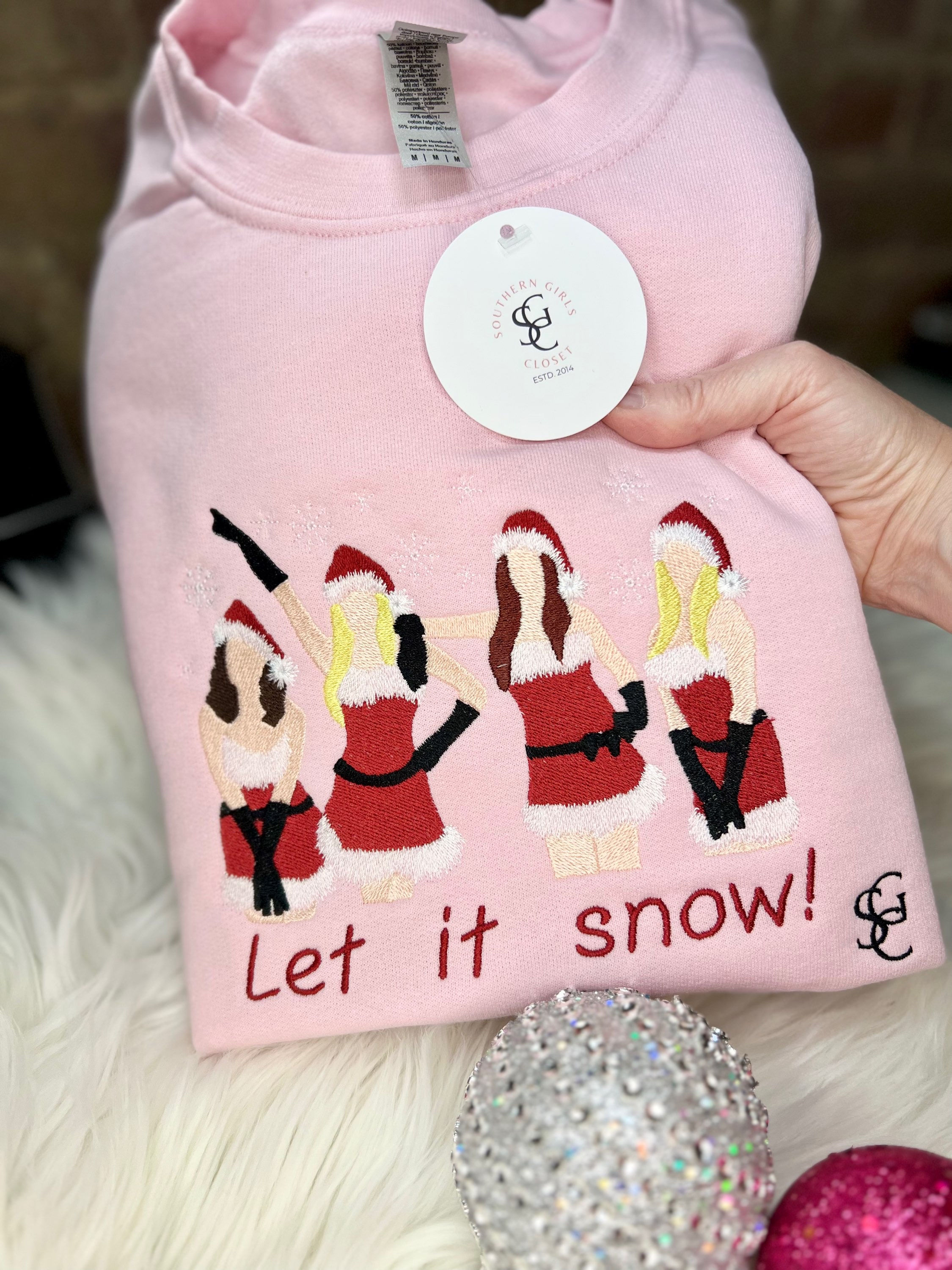 Santa Girls Crewneck