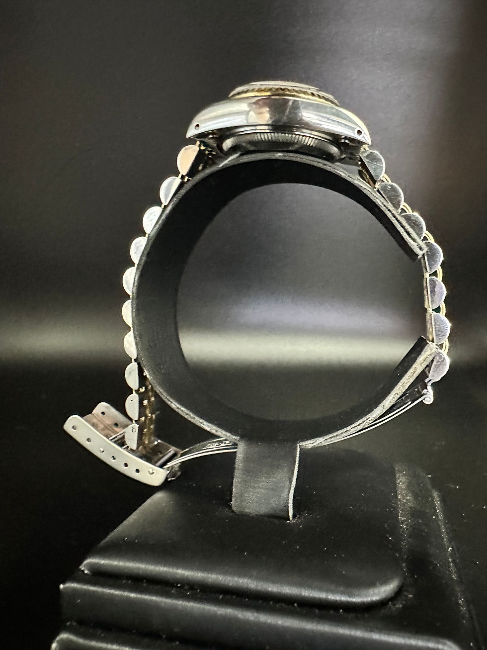 Thumbnail: Rolex Lady Date Just Champaign w Stick marker dial Two Tone Gold on Jubilee