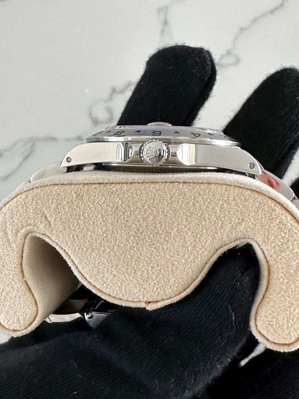 Thumbnail: Rolex Explorer II Black Dial on Oyster Bracelet