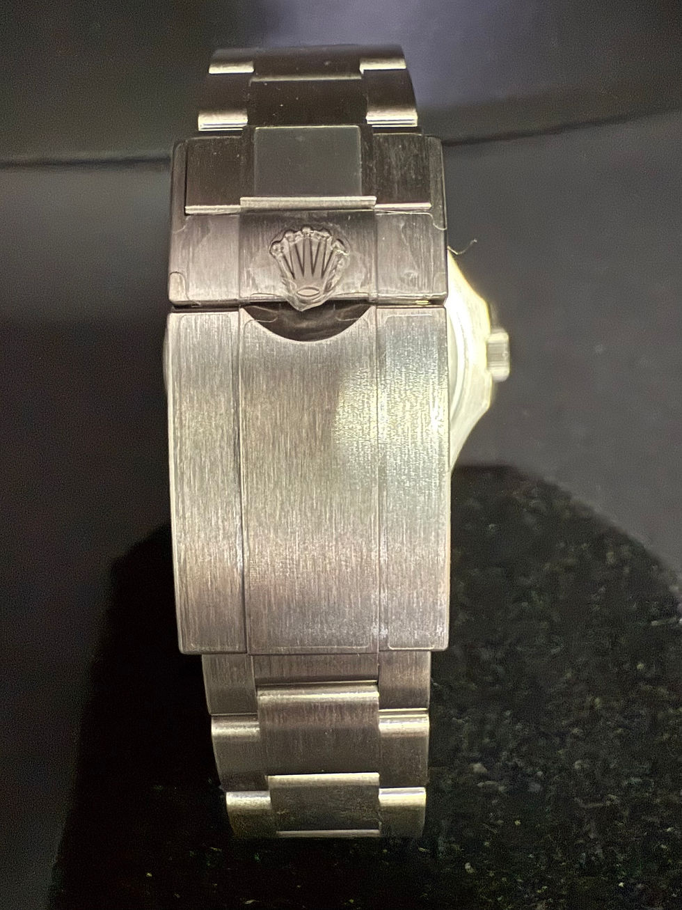 Thumbnail: Rolex YachtMaster Titanium Black dial on Oyster bracelet