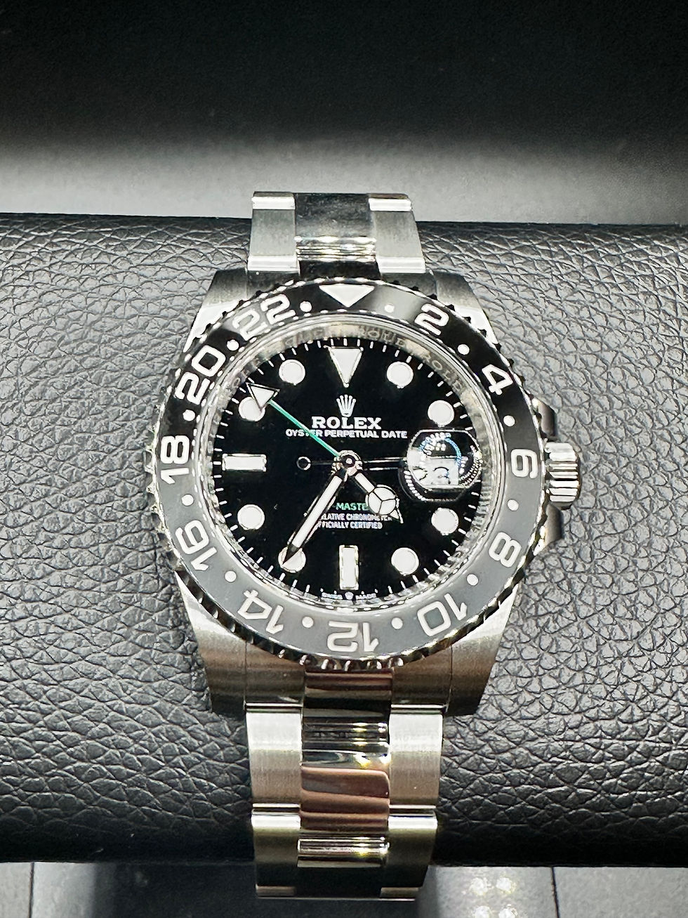 Rolex GMT Master II 40mm Bruce Wayne Bezel on Oyster