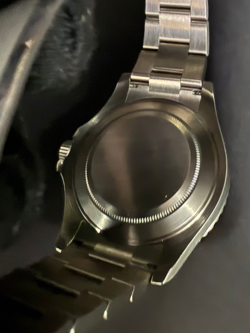 Thumbnail: Rolex YachtMaster Titanium Black dial on Oyster bracelet